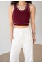 Women's Thick Strap Striped Crop - 6