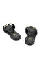 , Straw Women's Slippers 1511044Z5001 Black - 3