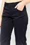 Women Regular Fit Straight Leg Solid Chino Pants, Navy - 4
