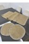 Blue Stripe Jute Runner X 2 Round Supla