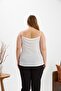 Large Size Strap Undershirt White - 4