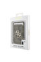 Licensed Pu Leather 4g Pattern Metal Large 4g and Stand Magnetic Card Holder with Text Logo Brown - 5
