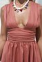 Zaneta Cinnamon Linen Corset Detail Mini Dress - 6