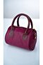 Women's Strap Leather Hand and Shoulder Bag New Season Stylish Design Width:17Cm Height:15Cm - 4