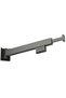 Wall-Mounted Retractable Drying Rack Helper 54cm, Black - 4