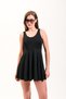725708_Women'S,Black Sea/Pool Dress Swimsuit with Breast Pad and Strap United Shorts - 8