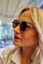 Women's April Hexagon Punk Retro Model Sunglasses - 2