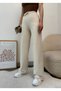 Women's Stone High Waist Lace-up Elastic Waist Wide Leg Sweatpants - 2