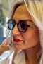 Women's April Hexagon Punk Retro Model Sunglasses - 8