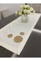 Cream Color Fabric Hand Braided Runner Made to Measure and Color - 3