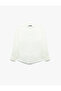 Long Sleeve Regular Fit Judge Collar Linen Shirt - 3