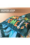 2-Piece Kids Dinomite Smiley Comforter Set (135 x 220cm)- Reversible Kids Bedding Design - 2