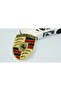 Porsche Logo Hood Body Gold Metal Logo Emblem Arma - 4