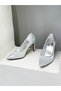 25Y4898 Stone Tul Detail 9cm Thin Heel Stiletto Shoes Women - 3