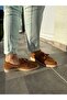 Sandra Lace Detailed Tan Suede Women's Loafer - 2