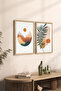 طقم طاولة MDF بإطار خشبي مكون من قطعتين مقاس 20 × 30 سم - موديل 11 - 2