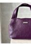 Vera Model Genuine Leather Women's Bag Purple Color - 8