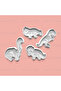 Dinosaur Fossil Cookie Mold and Sugar Dough Mold Set of 4