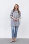 Women's Front Button Detailed Shirt - 10680Gml - Navy Blue - 3