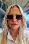 Unisex Simon Geometric Vintage Punk Model Sunglasses - 5