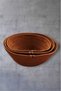 Tan Color 3-Piece Paracord Basket Set / Decorative Basket / Home - Kitchen - Bathroom - Decoration - Jute Basket