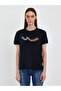 Sıgn Printed Short Sleeve Regular Navy Blue T-Shirt - 2