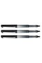 UNIBALL EYE NEEDLE (0.5) قلم ذو رأس إبرة ثلاثي أسود - 2