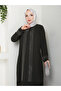 Anne Model Full Size Comfortable Fit Striped Patterned Stone Women's Dress 2024 - 5