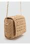 Natural Fiber Mini Shoulder Bag