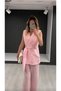 Vest Suit with Side Buckle - 3