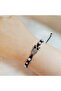Handmade Crystal Owl Figured Pearl Detailed Black Macrame Bracelet-Adjustable Owl Bracelet - 3