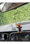 Black Duck Mirror Ornament with Orange Hat on Salincakta - Auto Accessory - 4