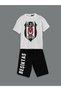 Lcw Kids Beşiktaş Printed Boys' T-Shirt and Shorts Pack of 2 - 4