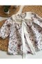 Vintage Children's Dress White Floral - 4