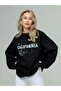 Unisex California Crew Neck Sweatshirt Black - 3