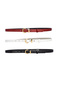 100% Genuine Leather Set of 3 Gold Color Suit Buckle 2cm Women's Belt Black, White, Red_Kilt_Gold - 8