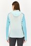 Women Sportswear Fit Long Sleeves Training Sweatshirt,Teal Blue - 4