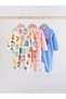 100% Organic Cotton Multicolored Patterned Footless 3-Piece Sleeping Bag Set Alyaa5455 - 2
