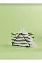 Service Presentation Set Trivet + Napkin Holder Stainless Metal Matte Black Set of 2 Kitchen and Tableware - 3