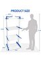 3-Layer Folding Clothes Drying Rack (Adjustable, Stainless Steel) - Blue - 4