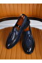 Men's Premium Spiro Alcohol Opening Leather Cowhide Inner Lining Special Lightweight Eva Sole Corcik Shoes-Navy Blue - 5