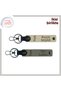 Love and Vefa – Turkish Written Patterned Sweetheart Meaningful Keychain Set, Milk Coffee-Ash Gray
