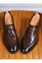 Men's Premium Spiro Alcohol Opening Leather Cowhide Inner Lining Special Lightweight Eva Sole Corcik Shoes-Bitter Brown - 7