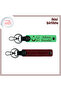 Moon Star Tc 2-Piece Personal Gift Keychain, F Green-Claret Red, Stylish and Meaningful Gift for Cousin