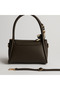 Women's Bag with Handle and Adjustable Strap with Gold Detail + Gift Scarf - 3