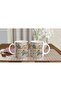 Cup with Spring Flowers between Cream Waves - 5