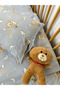 100% Cotton, 80X120 Park Crib, Mother's Side Crib Animal Themed, Zippered, Baby Bedding Set - 2