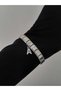 Steel a Letter Zircon Stone Italian Charm Bracelet