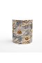 Cup with Spring Flowers between Cream Waves - 2