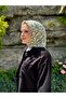 وشاح نسائي من القطن بنقشة ملونة ناعمة - 2
